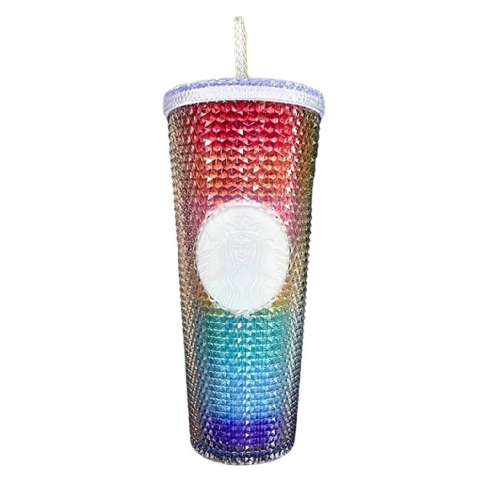 STARBUCKS SUMMER‎ 2020 STUDDED RAINBOW PRIDE VENTI 24oz COLD TUMBLER
